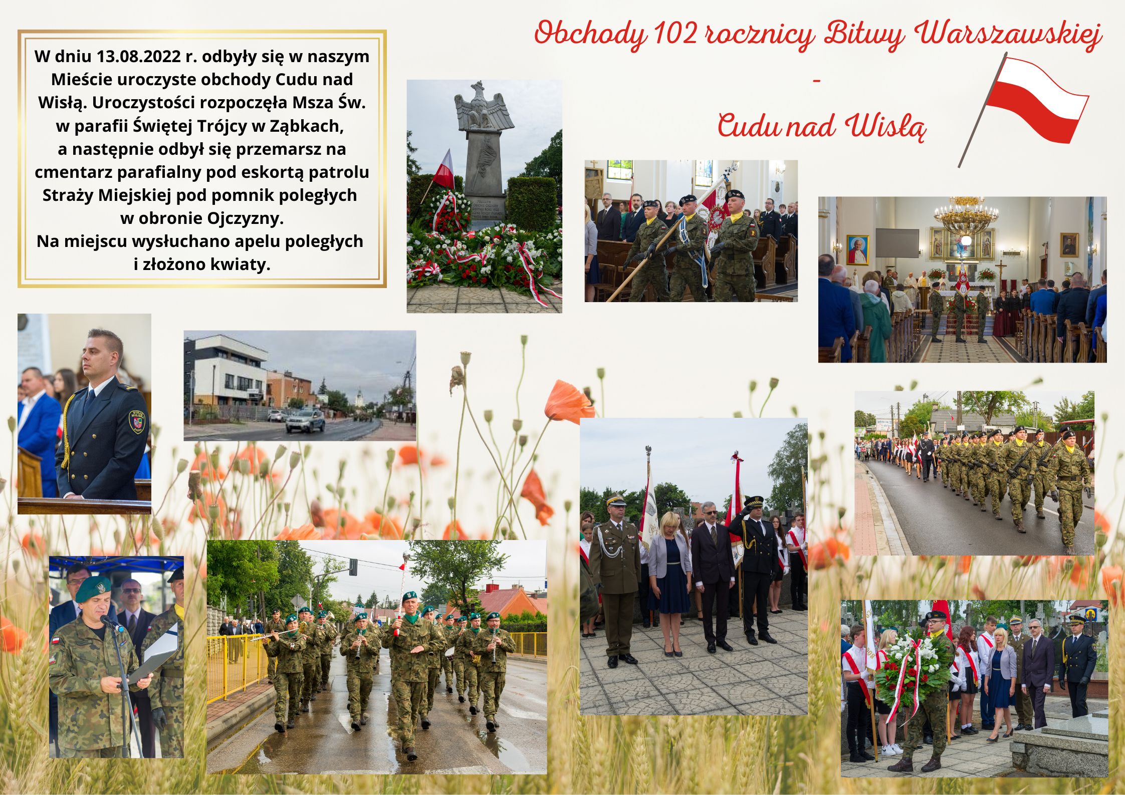 Obchody 102 rocznicy Bitwy Warszawskiej – Cudu nad Wisłą