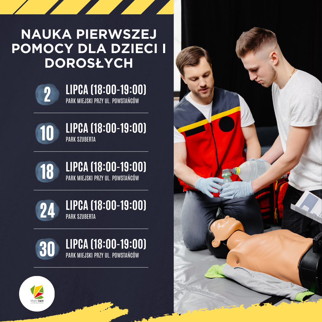 Nauka pierwszej pomocy dla dzieci i dorosłych